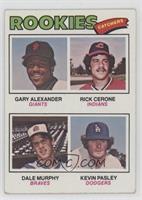 Rookie Catchers - Gary Alexander, Rick Cerone, Dale Murphy, Kevin Pasley