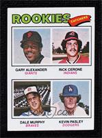 Rookie Catchers - Gary Alexander, Rick Cerone, Dale Murphy, Kevin Pasley