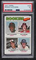 Rookie Catchers - Gary Alexander, Rick Cerone, Dale Murphy, Kevin Pasley [PSA&n…