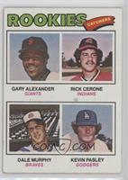 Rookie Catchers - Gary Alexander, Rick Cerone, Dale Murphy, Kevin Pasley