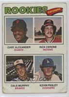 Rookie Catchers - Gary Alexander, Rick Cerone, Dale Murphy, Kevin Pasley [Poor&…