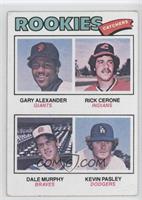 Rookie Catchers - Gary Alexander, Rick Cerone, Dale Murphy, Kevin Pasley [Good&…