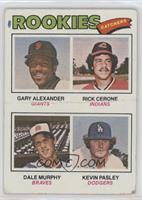 Rookie Catchers - Gary Alexander, Rick Cerone, Dale Murphy, Kevin Pasley [Poor&…