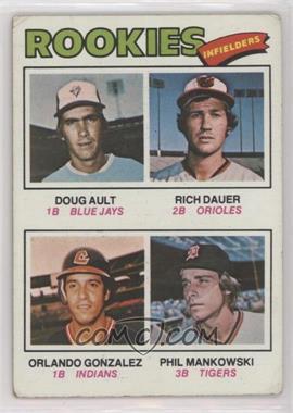 1977 Topps - [Base] #477 - Rookie Infielders - Doug Ault, Rich Dauer, Orlando Gonzalez, Phil Mankowski [Good to VG‑EX]
