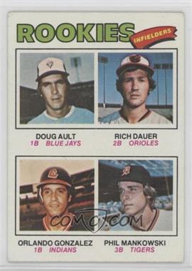 1977 Topps - [Base] #477 - Rookie Infielders - Doug Ault, Rich Dauer, Orlando Gonzalez, Phil Mankowski [Good to VG‑EX]