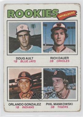 1977 Topps - [Base] #477 - Rookie Infielders - Doug Ault, Rich Dauer, Orlando Gonzalez, Phil Mankowski [Good to VG‑EX]