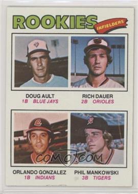 1977 Topps - [Base] #477 - Rookie Infielders - Doug Ault, Rich Dauer, Orlando Gonzalez, Phil Mankowski [Good to VG‑EX]