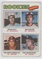 Rookie Infielders - Doug Ault, Rich Dauer, Orlando Gonzalez, Phil Mankowski [CO…