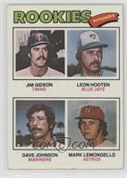 Rookie Pitchers - Jim Gideon, Leon Hooten, Dave Johnson, Mark Lemongello [Good&…