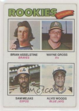 1977 Topps - [Base] #479 - Rookie Outfielders - Brian Asselstine, Wayne Gross, Sam Mejias, Al Woods [Good to VG‑EX]