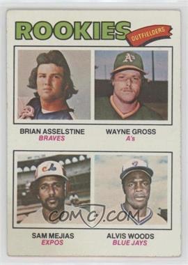 1977 Topps - [Base] #479 - Rookie Outfielders - Brian Asselstine, Wayne Gross, Sam Mejias, Al Woods