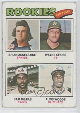 1977 Topps - [Base] #479 - Rookie Outfielders - Brian Asselstine, Wayne Gross, Sam Mejias, Al Woods [Poor to Fair]
