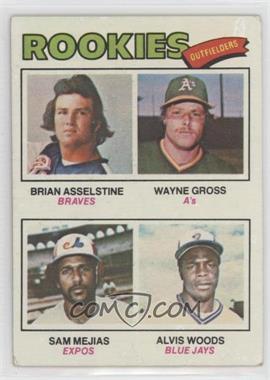 1977 Topps - [Base] #479 - Rookie Outfielders - Brian Asselstine, Wayne Gross, Sam Mejias, Al Woods