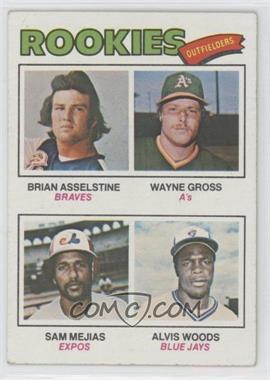 1977 Topps - [Base] #479 - Rookie Outfielders - Brian Asselstine, Wayne Gross, Sam Mejias, Al Woods