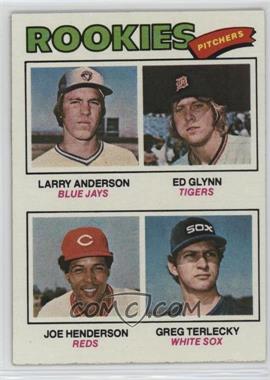 1977 Topps - [Base] #487 - Rookie Pitchers - Larry Anderson, Ed Glynn, Joe Henderson, Greg Terlecky