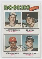 Rookie Pitchers - Larry Anderson, Ed Glynn, Joe Henderson, Greg Terlecky