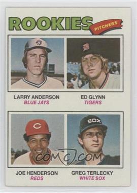 1977 Topps - [Base] #487 - Rookie Pitchers - Larry Anderson, Ed Glynn, Joe Henderson, Greg Terlecky