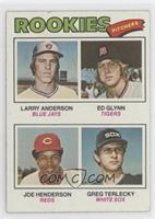 Rookie Pitchers - Larry Anderson, Ed Glynn, Joe Henderson, Greg Terlecky