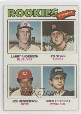 1977 Topps - [Base] #487 - Rookie Pitchers - Larry Anderson, Ed Glynn, Joe Henderson, Greg Terlecky