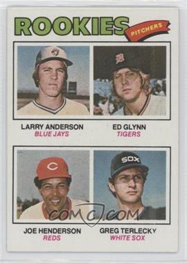 1977 Topps - [Base] #487 - Rookie Pitchers - Larry Anderson, Ed Glynn, Joe Henderson, Greg Terlecky