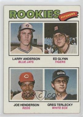 1977 Topps - [Base] #487 - Rookie Pitchers - Larry Anderson, Ed Glynn, Joe Henderson, Greg Terlecky