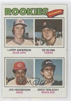 Rookie Pitchers - Larry Anderson, Ed Glynn, Joe Henderson, Greg Terlecky [Good&…