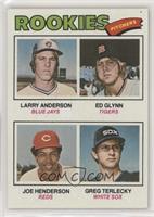 Rookie Pitchers - Larry Anderson, Ed Glynn, Joe Henderson, Greg Terlecky