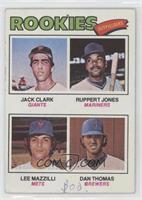 Rookie Outfielders - Jack Clark, Ruppert Jones, Dan Thomas, Lee Mazzilli [Poor&…