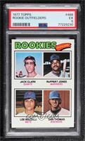 Rookie Outfielders - Jack Clark, Ruppert Jones, Dan Thomas, Lee Mazzilli [PSA&n…