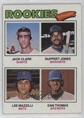 1977 Topps - [Base] #488 - Rookie Outfielders - Jack Clark, Ruppert Jones, Dan Thomas, Lee Mazzilli