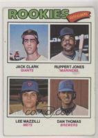 Rookie Outfielders - Jack Clark, Ruppert Jones, Dan Thomas, Lee Mazzilli [Good&…