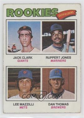 1977 Topps - [Base] #488 - Rookie Outfielders - Jack Clark, Ruppert Jones, Dan Thomas, Lee Mazzilli