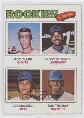 1977 Topps - [Base] #488 - Rookie Outfielders - Jack Clark, Ruppert Jones, Dan Thomas, Lee Mazzilli