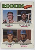 Rookie Outfielders - Jack Clark, Ruppert Jones, Dan Thomas, Lee Mazzilli [Good&…