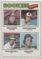 Rookie Pitchers - Mike Dupree, Denny Martinez, Craig Mitchell, Bob Sykes