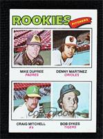 Rookie Pitchers - Mike Dupree, Denny Martinez, Craig Mitchell, Bob Sykes