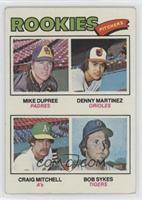 Rookie Pitchers - Mike Dupree, Denny Martinez, Craig Mitchell, Bob Sykes [Good&…