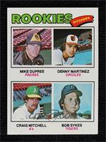 Rookie Pitchers - Mike Dupree, Denny Martinez, Craig Mitchell, Bob Sykes