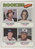 Rookie Outfielders - Tony Armas, Steve Kemp, Carlos Lopez, Gary Woods [Good&nbs…