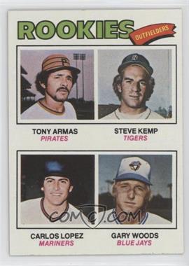 1977 Topps - [Base] #492 - Rookie Outfielders - Tony Armas, Steve Kemp, Carlos Lopez, Gary Woods