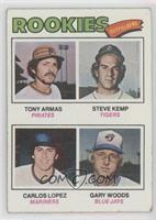 Rookie Outfielders - Tony Armas, Steve Kemp, Carlos Lopez, Gary Woods
