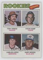 Rookie Outfielders - Tony Armas, Steve Kemp, Carlos Lopez, Gary Woods [Good&nbs…