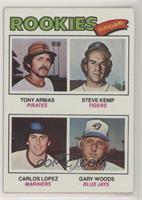 Rookie Outfielders - Tony Armas, Steve Kemp, Carlos Lopez, Gary Woods