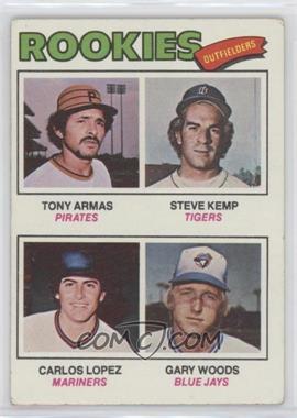 1977 Topps - [Base] #492 - Rookie Outfielders - Tony Armas, Steve Kemp, Carlos Lopez, Gary Woods