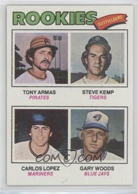 1977 Topps - [Base] #492 - Rookie Outfielders - Tony Armas, Steve Kemp, Carlos Lopez, Gary Woods