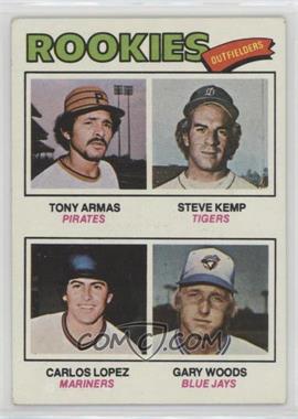 1977 Topps - [Base] #492 - Rookie Outfielders - Tony Armas, Steve Kemp, Carlos Lopez, Gary Woods