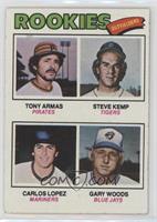 Rookie Outfielders - Tony Armas, Steve Kemp, Carlos Lopez, Gary Woods