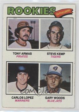 1977 Topps - [Base] #492 - Rookie Outfielders - Tony Armas, Steve Kemp, Carlos Lopez, Gary Woods