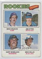 Rookie Pitchers - Mike Krukow, Jim Otten, Gary Wheelock, Mike Willis [Good …