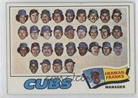 Chicago Cubs Team, Herman Franks